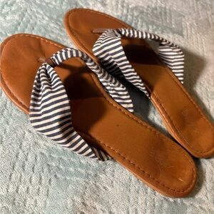 Sailor Striped Brown Sandals
